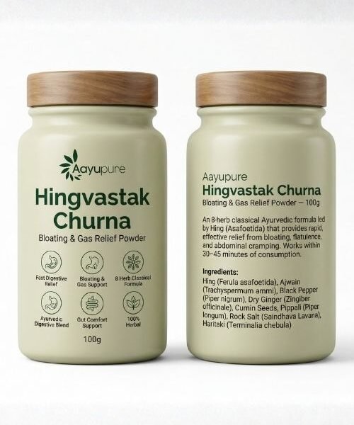 Aayupure Hingvastak Churna Bloating & Gas Relief Powder — 100g