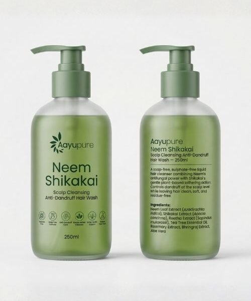 Aayupure Neem Shikakai Scalp Cleansing Anti-Dandruff Hair Wash — 250ml